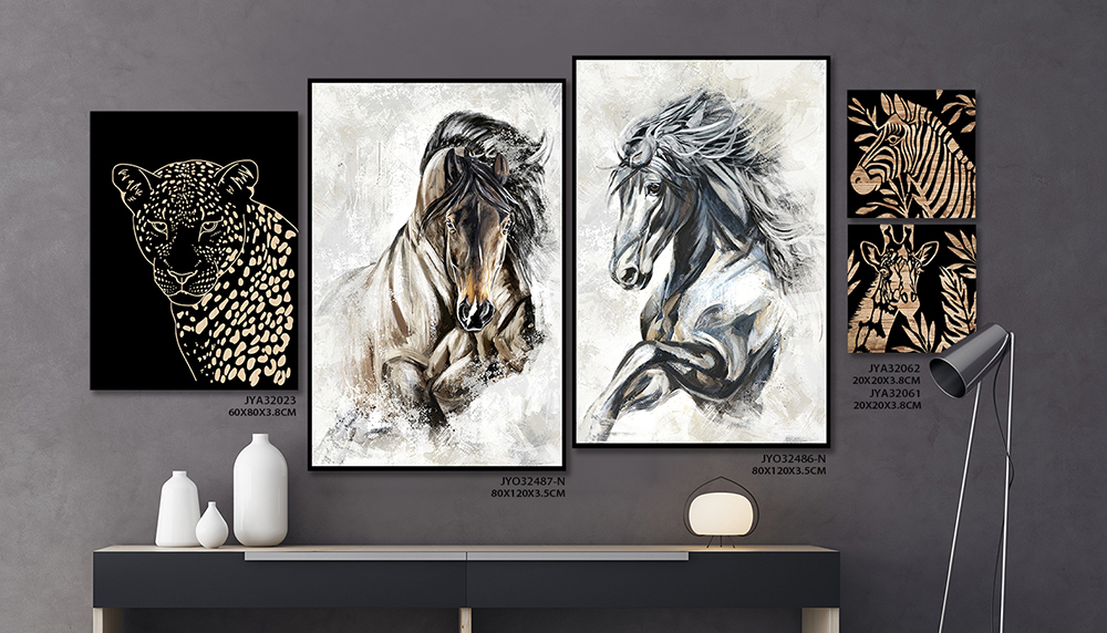 Elevate Wholesale Spaces with Artistry: A Quintet of Handcrafted Animal Wall Art Pieces