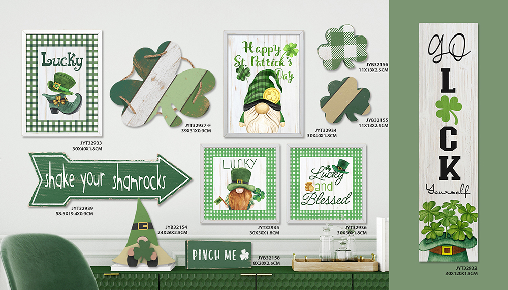 Elevate Your Inventory with Our Exquisite Saint Patrick's Day Home Decor Collection