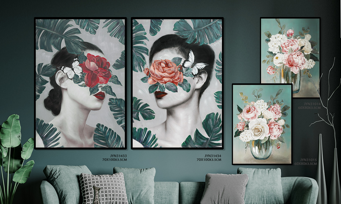Wholesale Flower Paintings from China Supplier Fuzhou Jinyi Arts