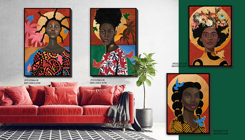Discover the Elegance of Gold Foil Hand-Painted Portraits: A Wholesale Opportunity