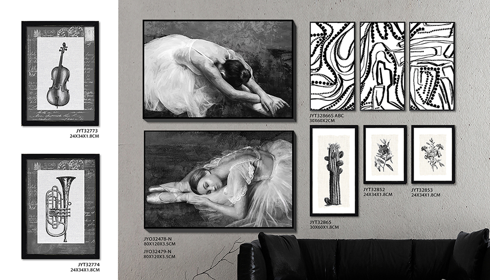 Elevate Your Space with Minimalist Decor: Introducing Our Collection of 8 Black and White Wall Art Pieces