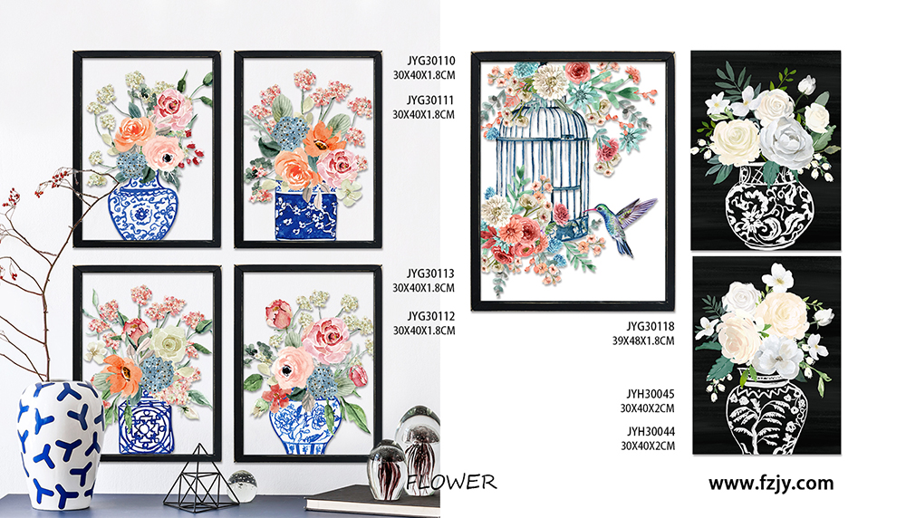 2023 New Design Spring Seasonal Wall Art Handmade Flower Oil Canvas Painting