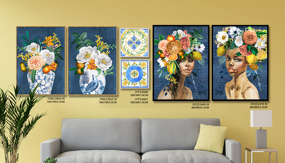 Elevate Your Wholesale Collection with Floral Masterpieces: Introducing Our Flower Painting Wall Art Home Decor Series