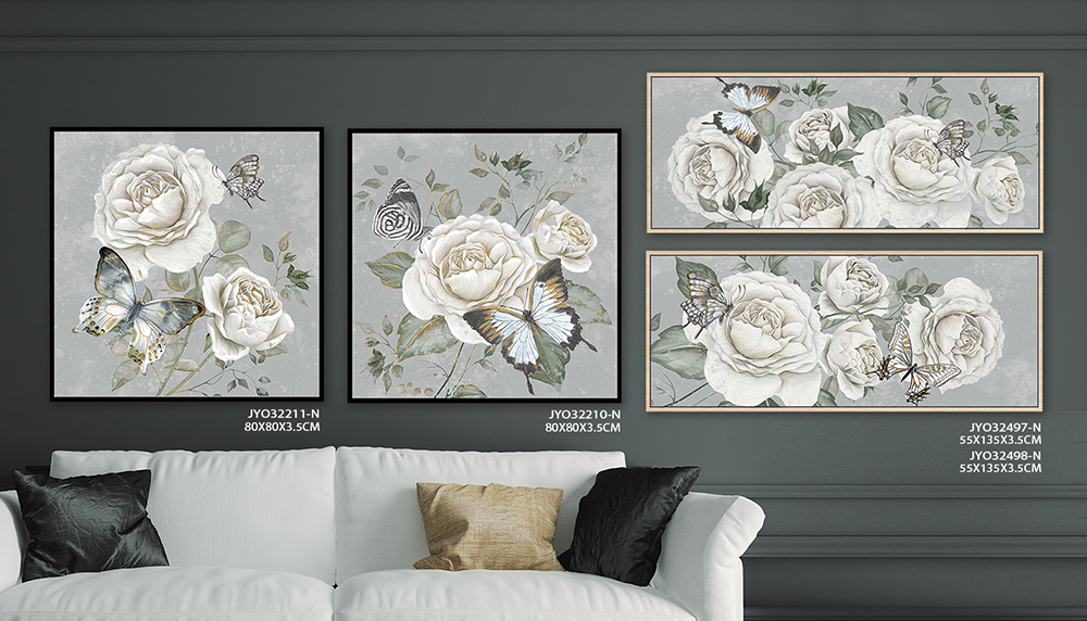 Immerse Your Space in Beauty: Elevate Home Decor with Exquisite Handmade Flower Oil Paintings