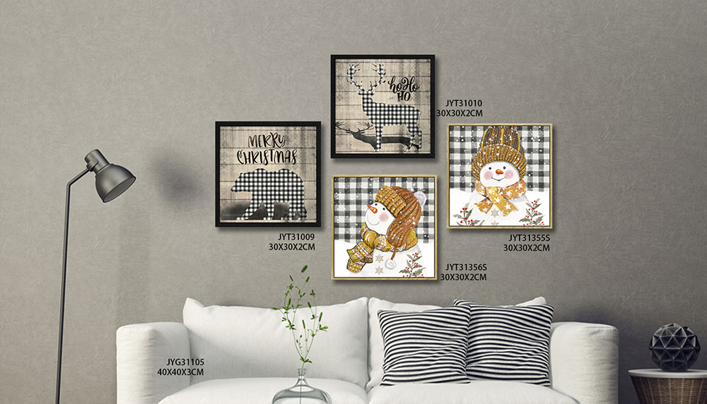 Enchanting Spaces: Wholesale Elegance with a Collection of Christmas-Themed Wall Art
